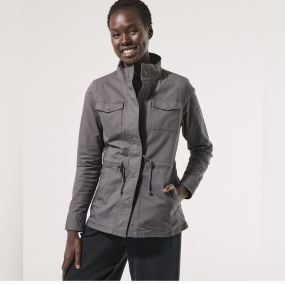 Pact Women's Charcoal Utility Jacket